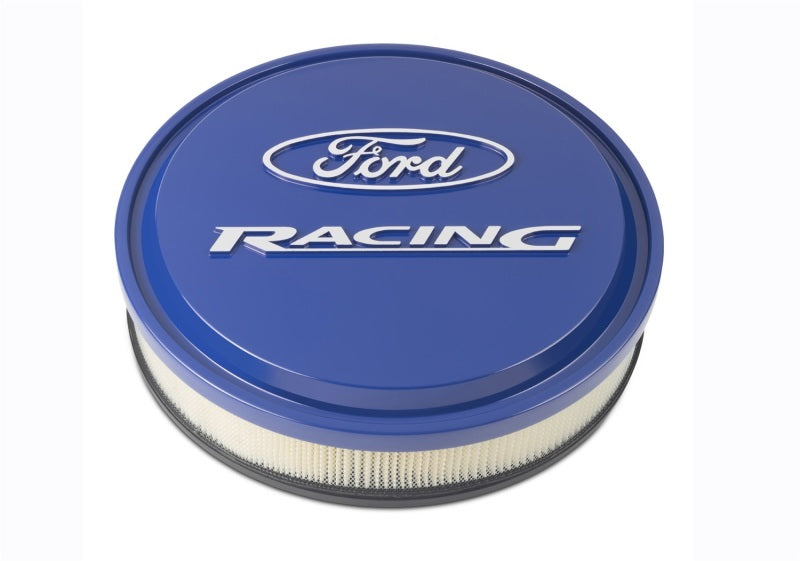 FR Air Cleaners - Ford Racing Blue Slant Edge Air Cleaner