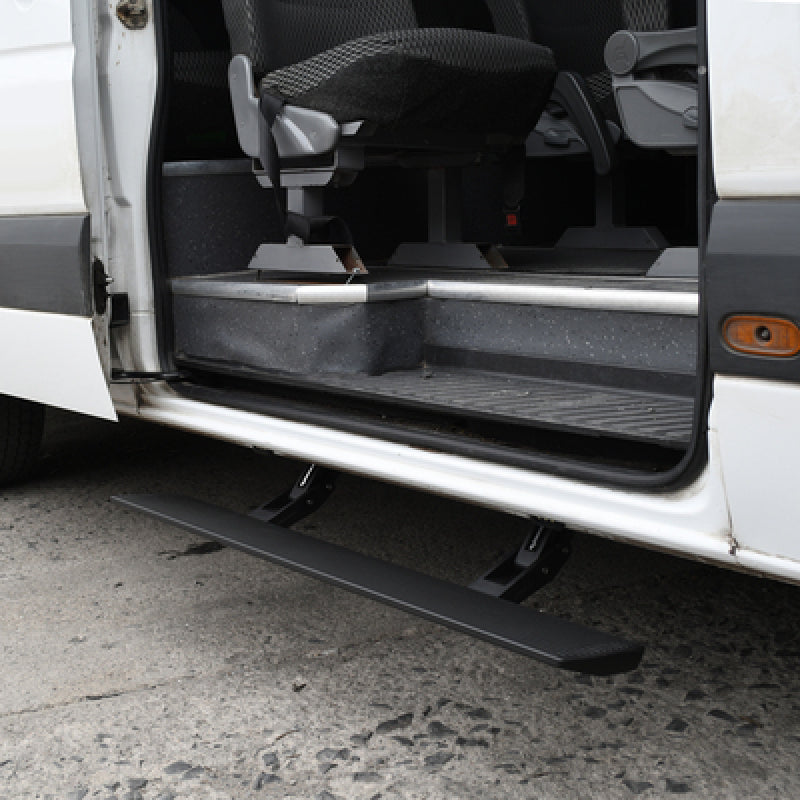 GOR RealTruck VoltStep Running Boards - RealTruck 13-18 Mercedes-Benz Sprinter 25/3500 Van 3dr VoltStep Electric Running Board Kit - Tex Blk