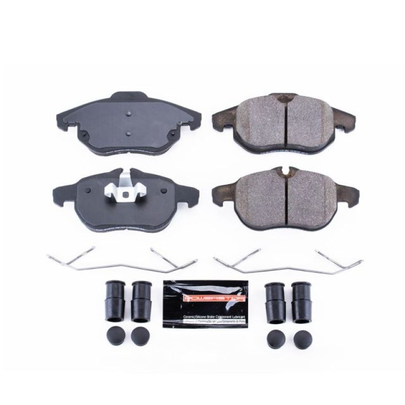 PSB Z23 Evolution Brake Pads - Power Stop 06-09 Saab 9-3 Front Z23 Evolution Sport Brake Pads w/Hardware