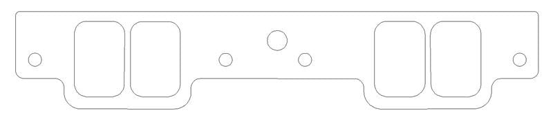 CG Intake Gaskets - Cometic Chevy Gen-1 Small Block V8 .059in CFM-20 Intake Manifold Gasket Set - Brodix GB 2000 Heads