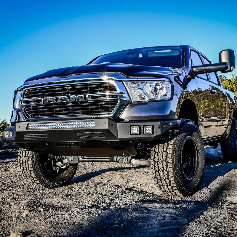 WES Pro-Mod Bumpers - Westin 2019 Dodge Ram 1500 ( Excludes 1500 Classic & Rebel Models ) Pro-Mod Front Bumper - Text. Blk