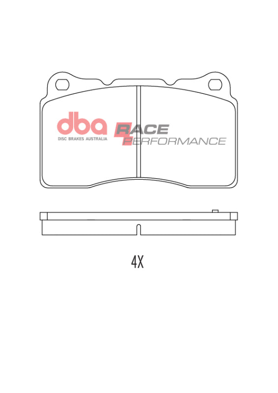 DBA RP Performance Brake Pads - DBA 17-21 Honda Civic Type R Front RP Performance Brake Pads