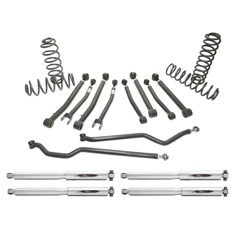 BT Lift Kit w Shocks - Belltech 18-19 Wrangler Rubicon JL 4dr 4in. Lift Lift Kit