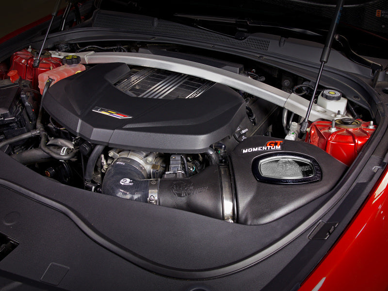 AFE Momentum GT Cold Air Intakes - aFe Momentum GT Pro DRY S Cold Air Intake System 16-19 Cadillac CTS-V 6.2L SC