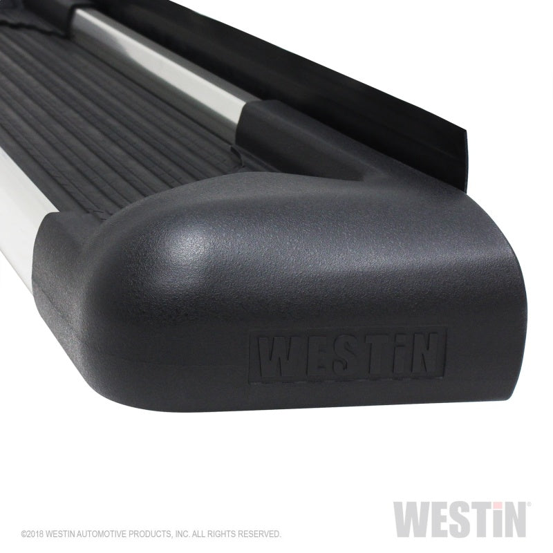 WES Running Boards - Sure-Grip - Westin SG6 Polished Aluminum Running Boards 74.25 in