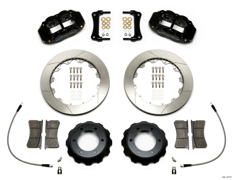 WIL Superlite Brake Kit - Wilwood Narrow Superlite 6R Front Kit 12.88in Slotted Rotor w/ Lines 05-15 Toyota Tacoma
