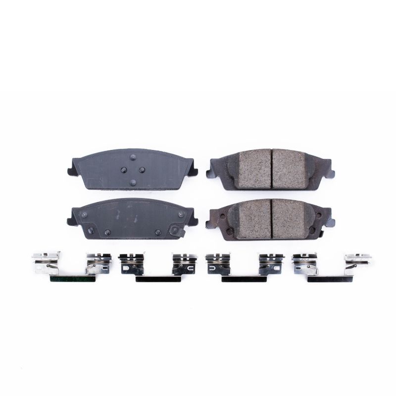 PSB Z17 Evolution Brake Pads - Power Stop 15-19 Cadillac Escalade Rear Z17 Evolution Ceramic Brake Pads w/Hardware
