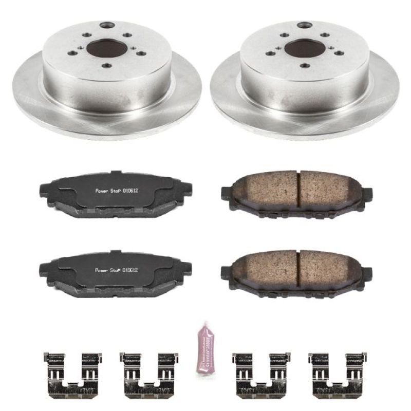 PSB Autospecialty Kit - Power Stop 16-18 Subaru Crosstrek Rear Autospecialty Brake Kit
