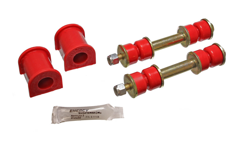 ES Sway Bar Bushings - Red - Energy Suspension 86-97 Nissan 720 & Hardbody PickUp 4WD Red 20mm Front Sway Bar Frame Bushings