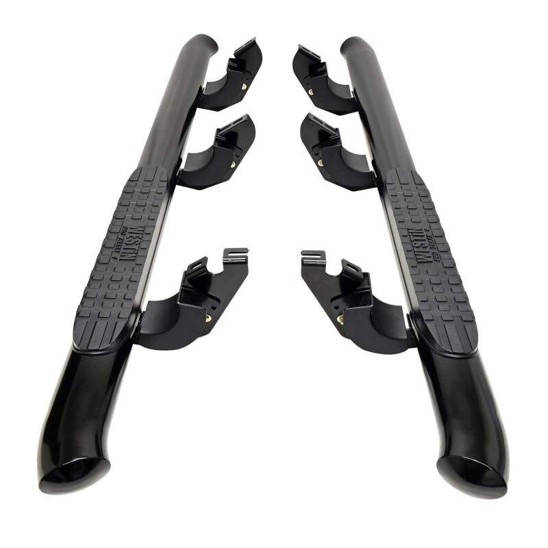 WES Nerf Bars - PRO TRAXX 4 - Westin 24-25 Toyota Tacoma XtraCab PRO TRAXX 4 Oval Nerf Step Bars - Black