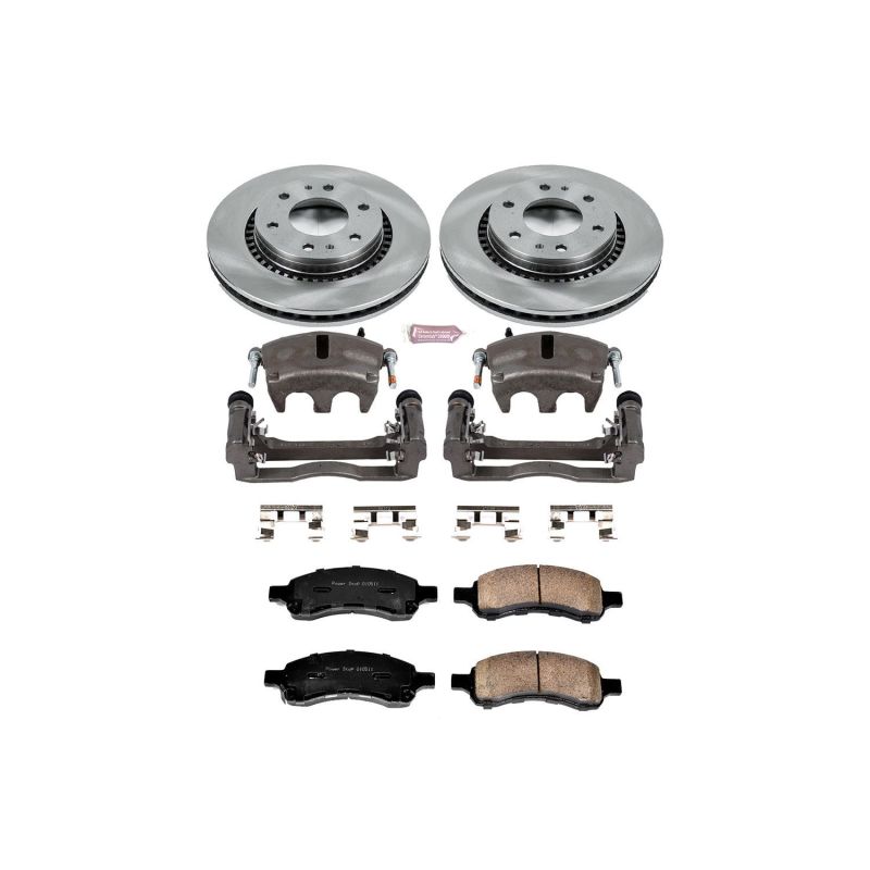 PSB Autospecialty Caliper - Power Stop 06-08 Isuzu Ascender Front Autospecialty Kit w/Cals
