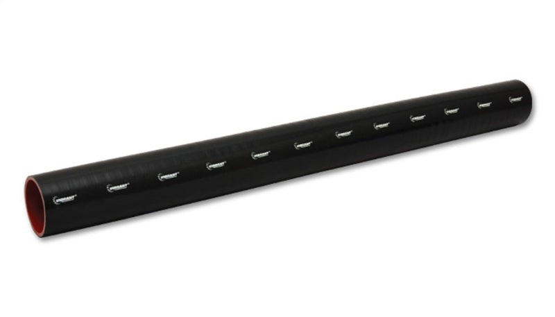 VIB 4 Ply Hoses - Vibrant 4 Ply Reinforced Silicone Straight Hose Coupling - 3.5in I.D. x 36in long (BLACK)