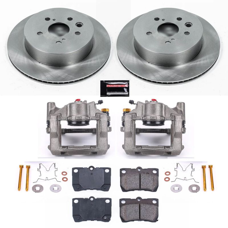 PSB Autospecialty Kit w/Cals - Power Stop 07-11 Lexus GS350 Rear Autospecialty Brake Kit w/Calipers