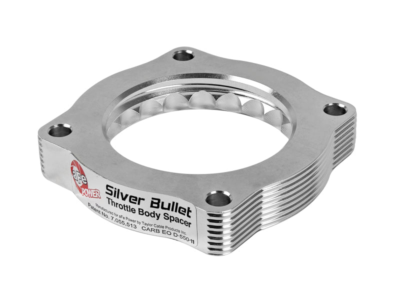 AFE Silver Bullet TBS CARB Approved - aFe Silver Bullet Throttle Body Spacers TBS BMW 335i (N54) 07-11 135i/535i 08-10 L6-3.0L (tt)