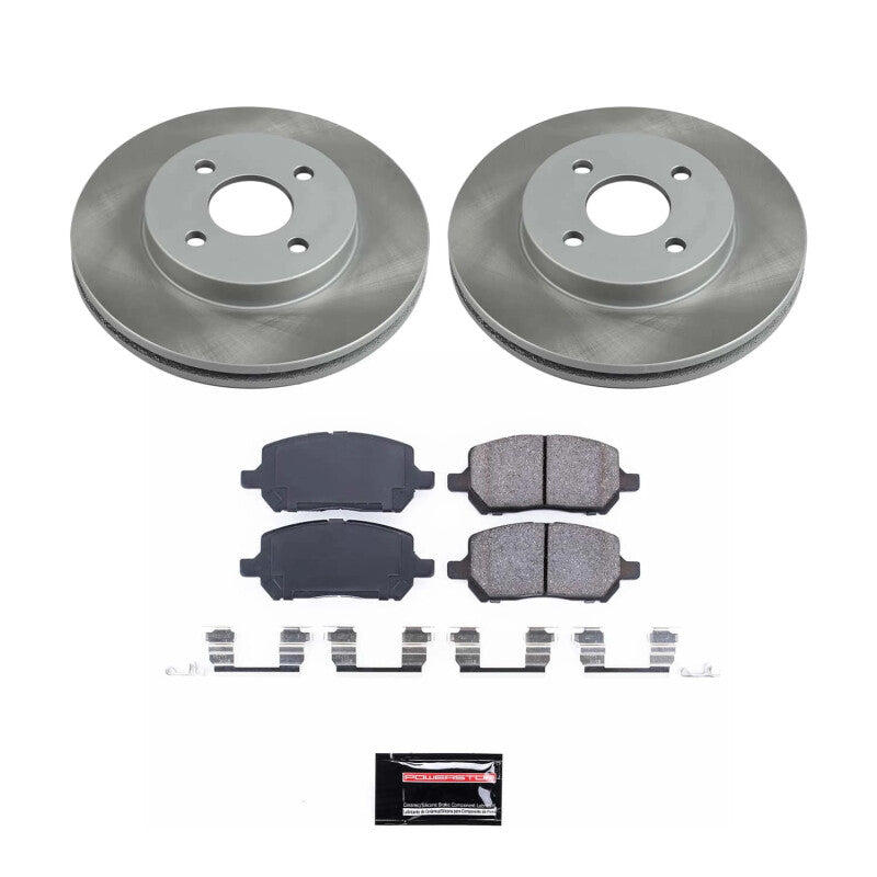 PSB Semi-Coated Rotor Kits - Power Stop 03-07 Saturn Ion Front Semi-Coated Rotor Kit