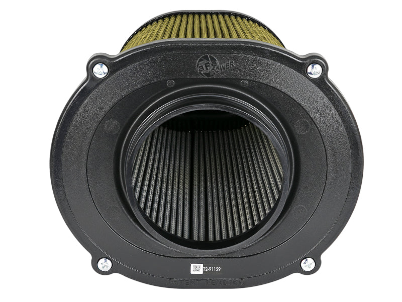 AFE Quantum Intakes - aFe Quantum Pro-Guard 7 Air Filter Inverted Top - 5in Flange x 9in Height - Oiled PG7