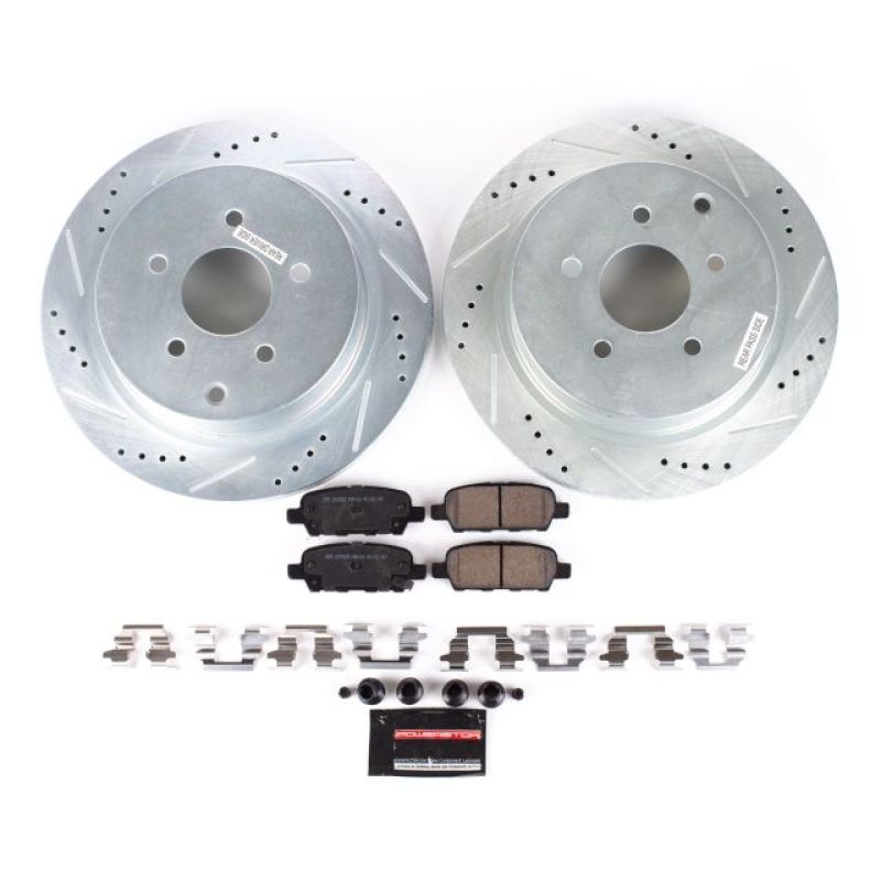 PSB Z23 Evolution Kit - Power Stop 03-12 Infiniti FX35 Rear Z23 Evolution Sport Brake Kit