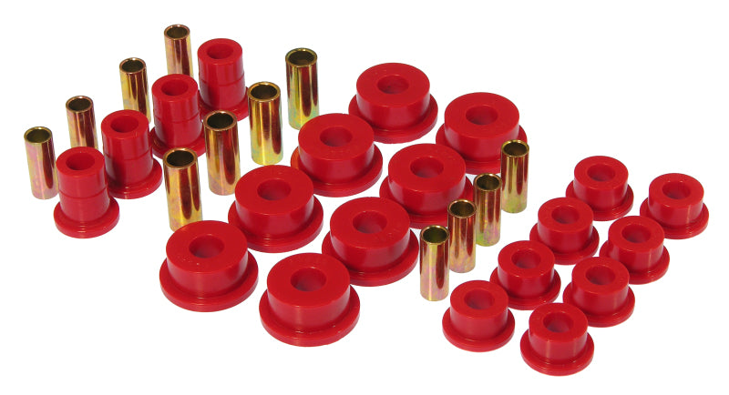 PRO Control Arm Bushings - Red - Prothane 88 Pontiac Fiero Rear Trailing Arm Bushings - Red