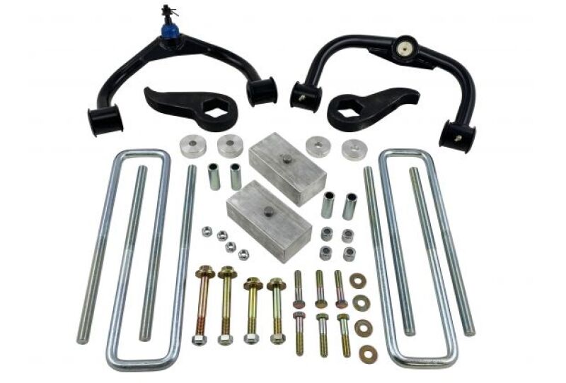TUF Lift Kits - Tuff Country 20-23 GM 2500/3500 HD 4X4 & 2WD 3in Lift Kit with Rear Shock Extension Brackets