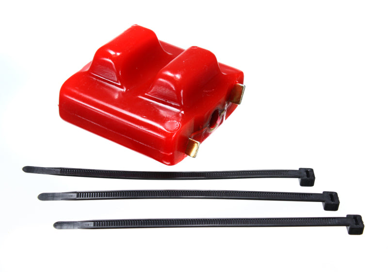 ES Motor Mounts - Red - Energy Suspension GM Clamshell Motor Mount 3 Hole - Red