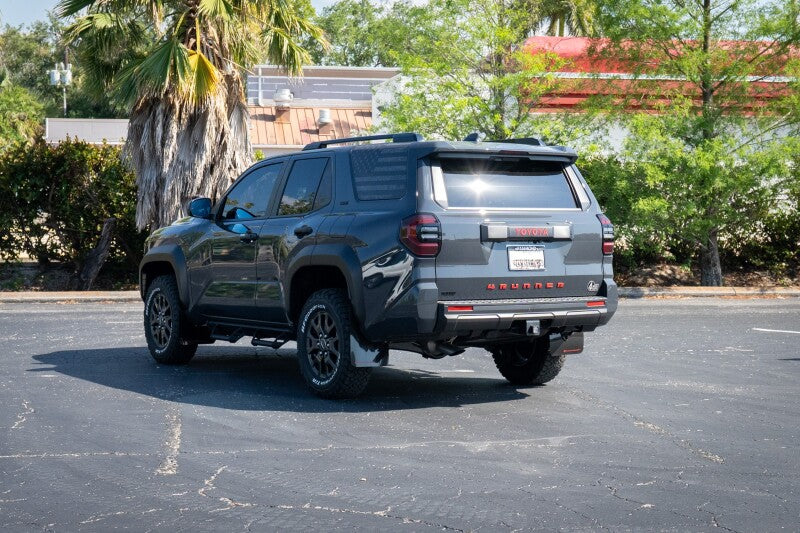 RAL UR Blk Flap/Rd Logo - Rally Armor 25-26 Toyota 4Runner Black UR Mud Flap w/ Red Logo