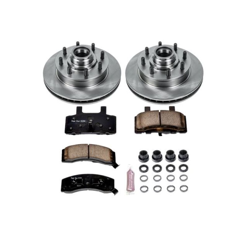 PSB Autospecialty Rotor - Power Stop 96-02 GMC Savana 3500 Front Autospecialty Brake Kit