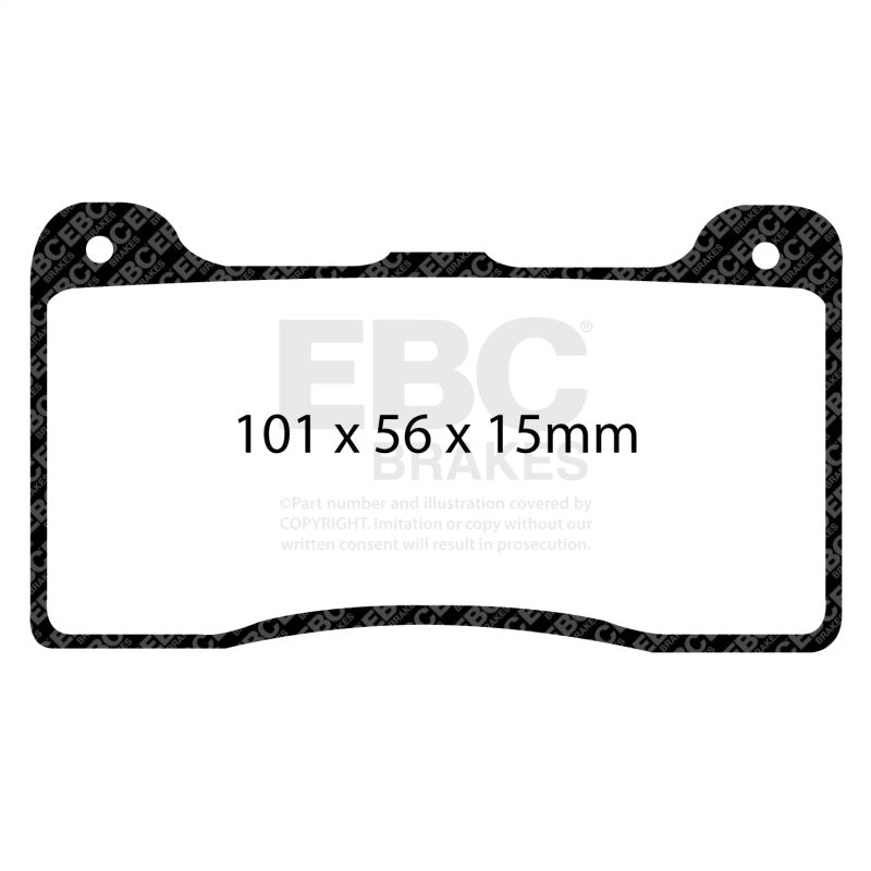EBC Bluestuff Brake Pad Sets - EBC Brakes Bluestuff Street and Track Day Brake Pads