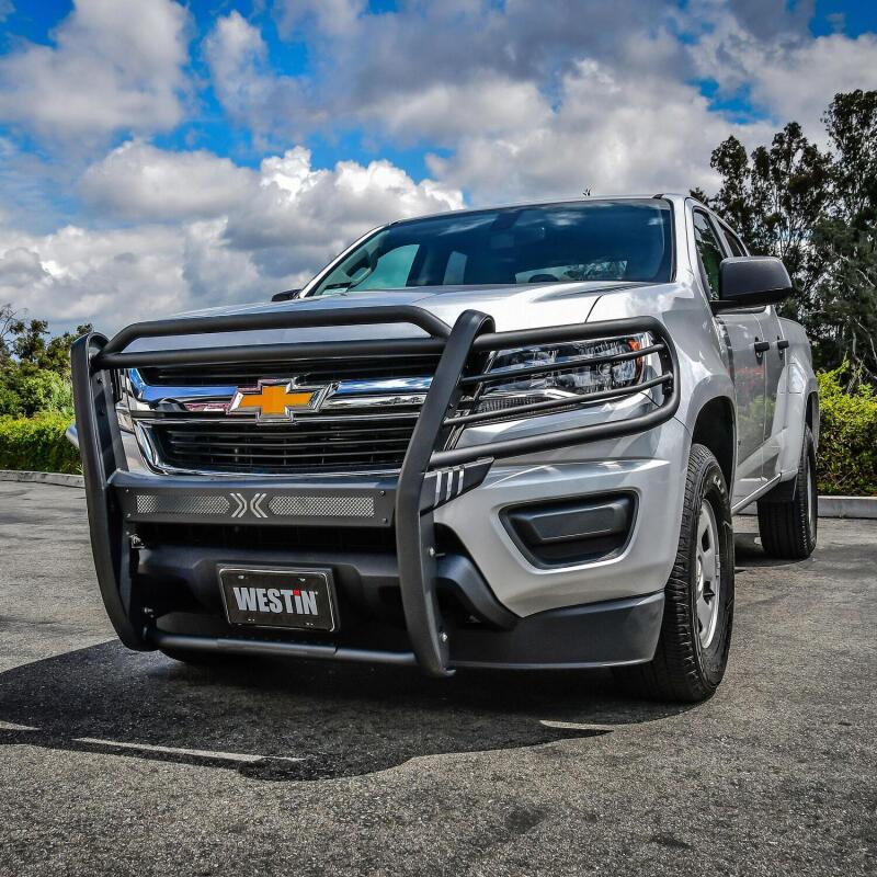WES Sportsman Grille Guards - Westin 15-20 Chevrolet Colorado Sportsman X Grille Guard - Textured Black
