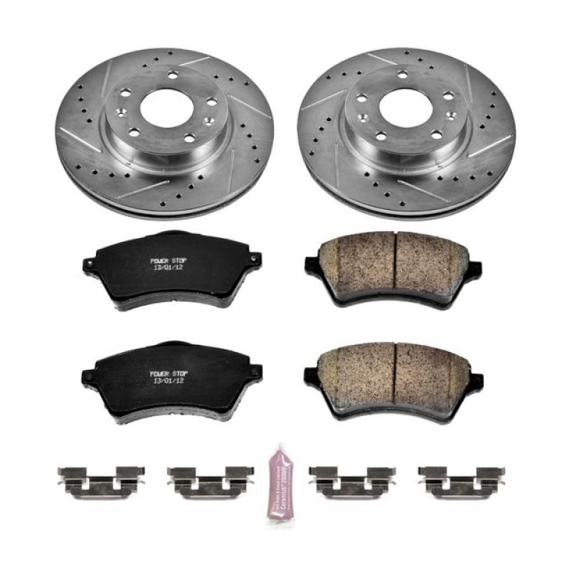 PSB Z23 Evolution Kit - Power Stop 02-05 Land Rover Freelander Front Z23 Evolution Sport Brake Kit