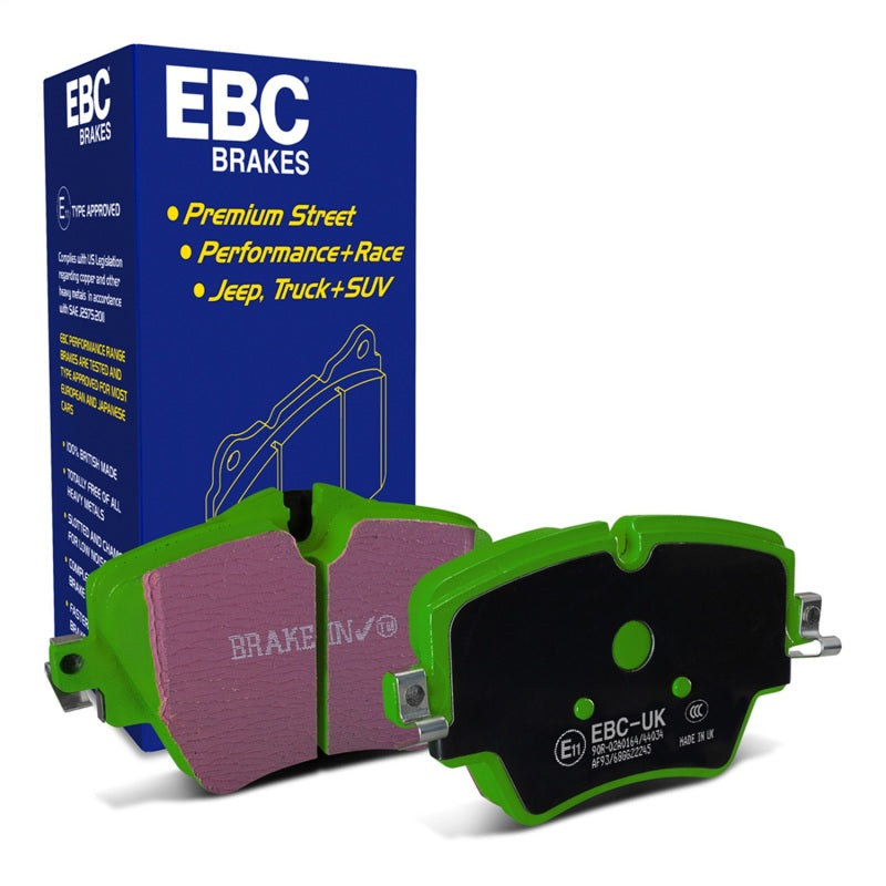EBC Greenstuff Brake Pad Sets - EBC 2017+ Mini Cooper Countryman (F60) 1.5L Turbo Greenstuff Front Brake Pads