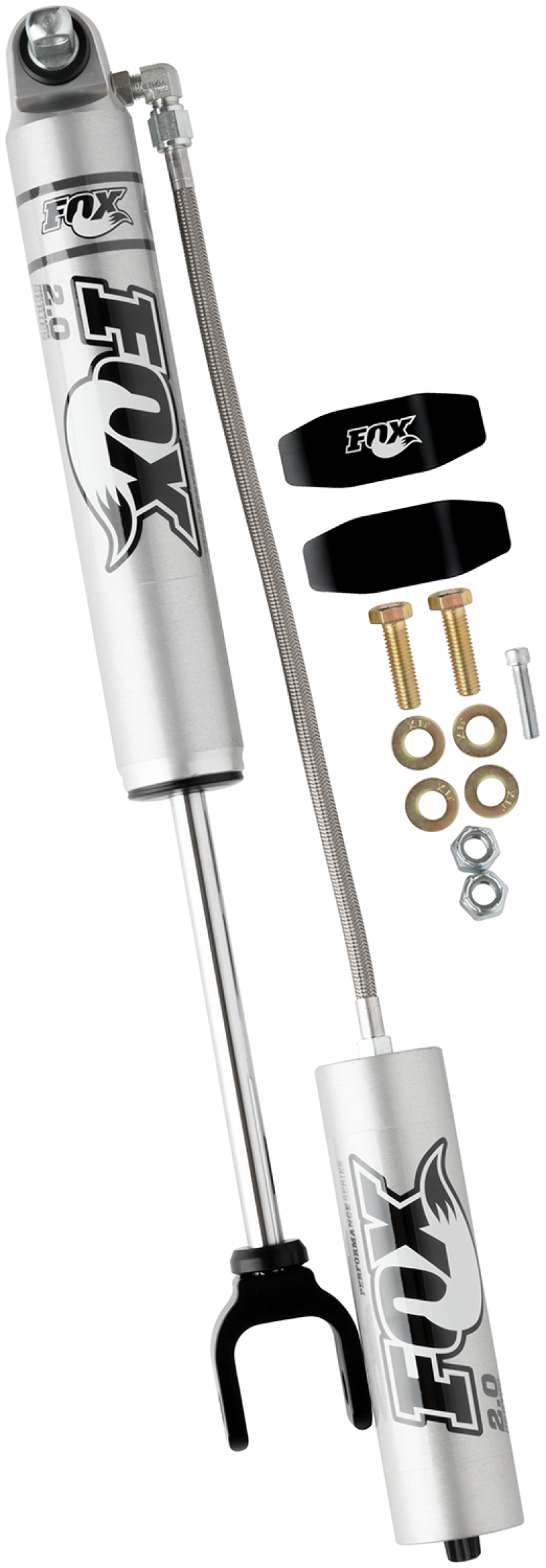 FOX 2.0 Perf Shock - Fox 11+ Chevy HD 2.0 Performance Series 7.9in. Smooth Body Remote Res. Front Shock / 4-6in. Lift