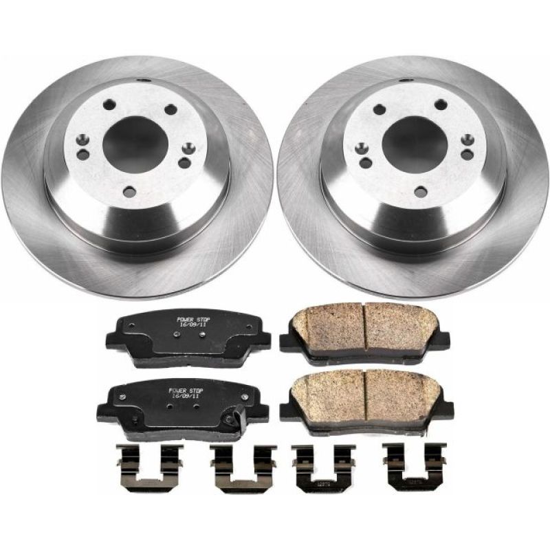 PSB Autospecialty Kit - Power Stop 15-19 Kia Sorento Rear Autospecialty Brake Kit