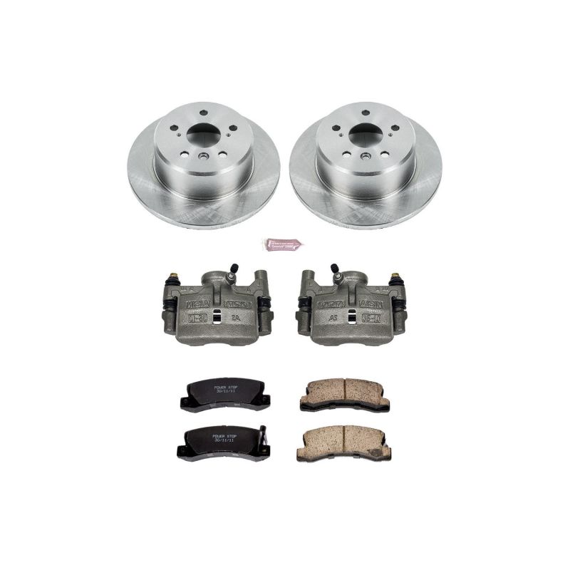 PSB Autospecialty Kit w/Cals - Power Stop 92-96 Lexus ES300 Rear Autospecialty Brake Kit w/Calipers