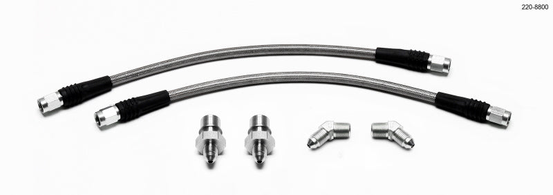 WIL Flexline Brake Hose - Wilwood Flexline Kit E36 BMW M3 w/DL Rear Caliper