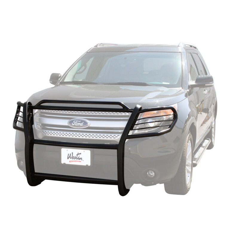 WES Sportsman Grille Guards - Westin 2011-2015 Ford Explorer Sportsman Grille Guard - Black