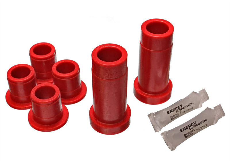 ES Cntrl Arm Bushings - Red - Energy Suspension 84-88 Toyota Pick Up Red Front Lower and Upper Control Arm Bushing Set