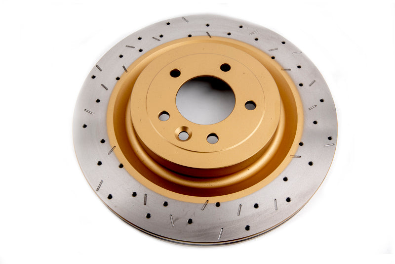 DBA 4000 Slot&Drill Rotors - DBA 14-18 Land Rover Range Rover Sport (w/Brembo Brakes) V8 Rear 4000 Series Drilled & Slotted Rotor