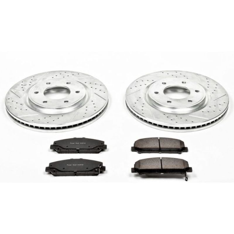 PSB Z23 Evolution Kit - Power Stop 08-10 Infiniti QX56 Front Z23 Evolution Sport Brake Kit