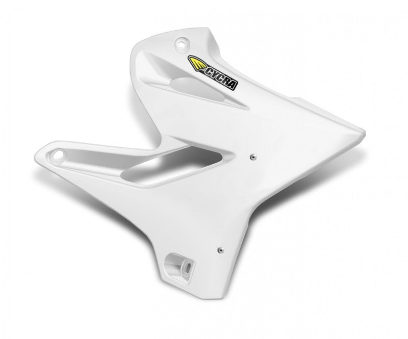 CYC Radiator Shroud - Cycra 05-22 Yamaha YZ125-250/X Powerflow Radiator Shrouds - White
