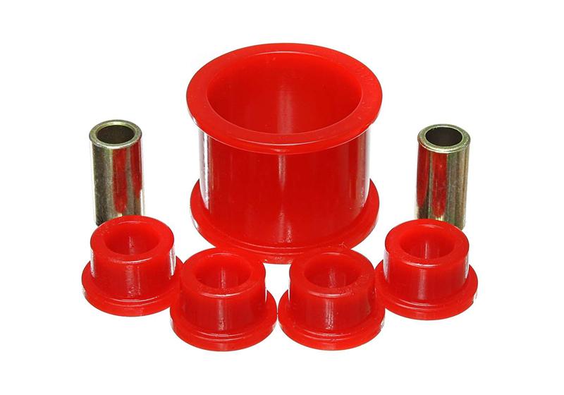 ES Steering Rack Bush - Red - Energy Suspension 08-14 Subaru Impreza WRX Red Rack and Pinion Bushing Set