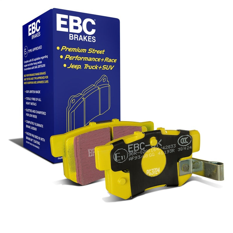 EBC Yellowstuff Brake Pad Sets - EBC 97 Acura CL 2.2 Yellowstuff Rear Brake Pads