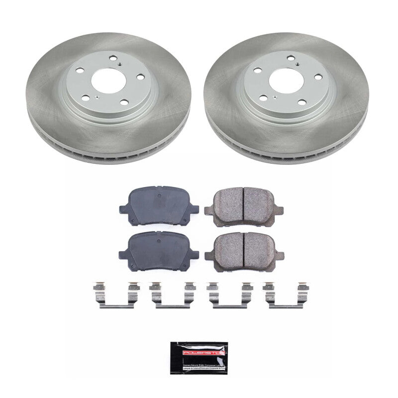 PSB Semi-Coated Rotor Kits - Power Stop 99-01 Lexus RX300 Front Semi-Coated Rotor Kit