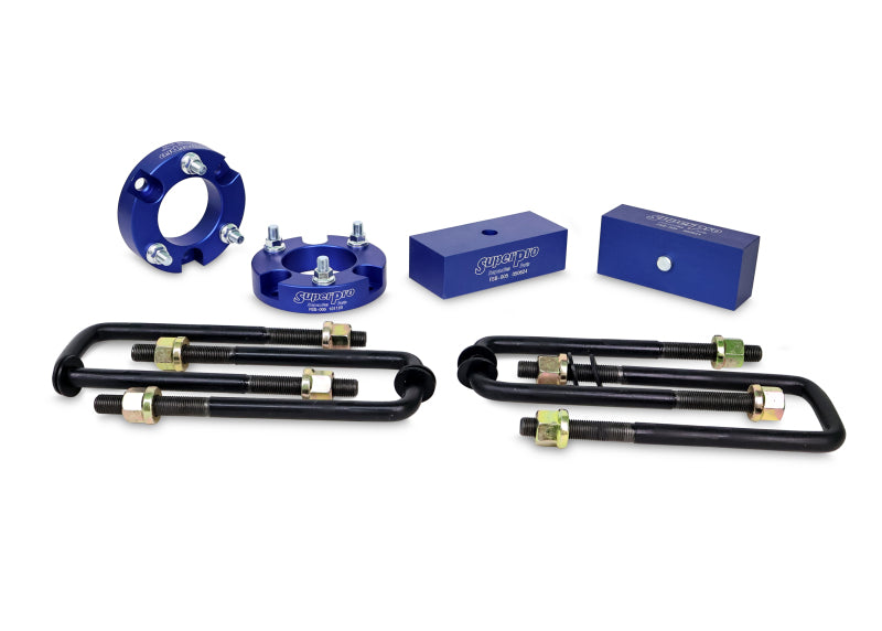 SPR Block Spacer Kits - SuperPro 05-15 Nissan Navara D40 Front & Rear 35mm Block Spacer Kit - Easy Lift Kit
