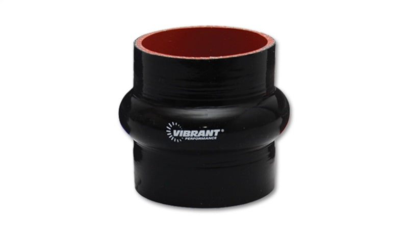 VIB 4 Ply Hoses - Vibrant 4 Ply Reinforced Silicone Hump Hose Connector - 5in I.D. x 3in long (BLACK)