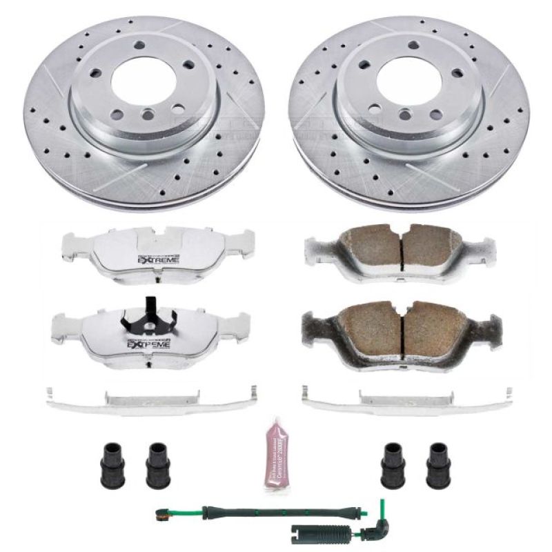 PSB Z26 Street Warrior Kit - Power Stop 2000 BMW 323i Front Z26 Street Warrior Brake Kit