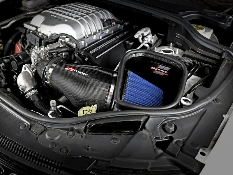AFE Track Series Intake - aFe Track Series Carbon Fiber Pro 5R AIS - 2018 Jeep Grand Cherokee Trackhawk (WK2) V8-6.2L(SC)