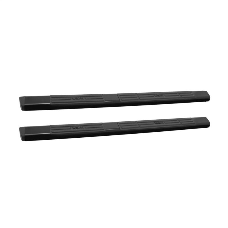 WES Nerf Bars - Premier 6 - Westin Premier 6 in Oval Side Bar - Mild Steel 85 in - Black