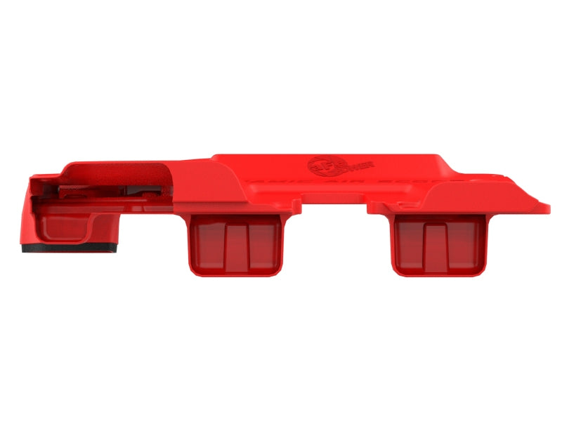 AFE Air Scoops - aFe POWER Red Edition Dynamic Air Scoop XL for Intake Kits 50-70119D and 50-70119R