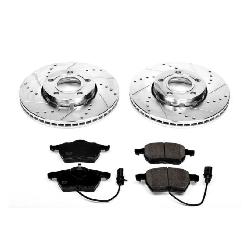 PSB Z23 Evolution Kit - Power Stop 99-04 Audi A4 Front Z23 Evolution Sport Brake Kit