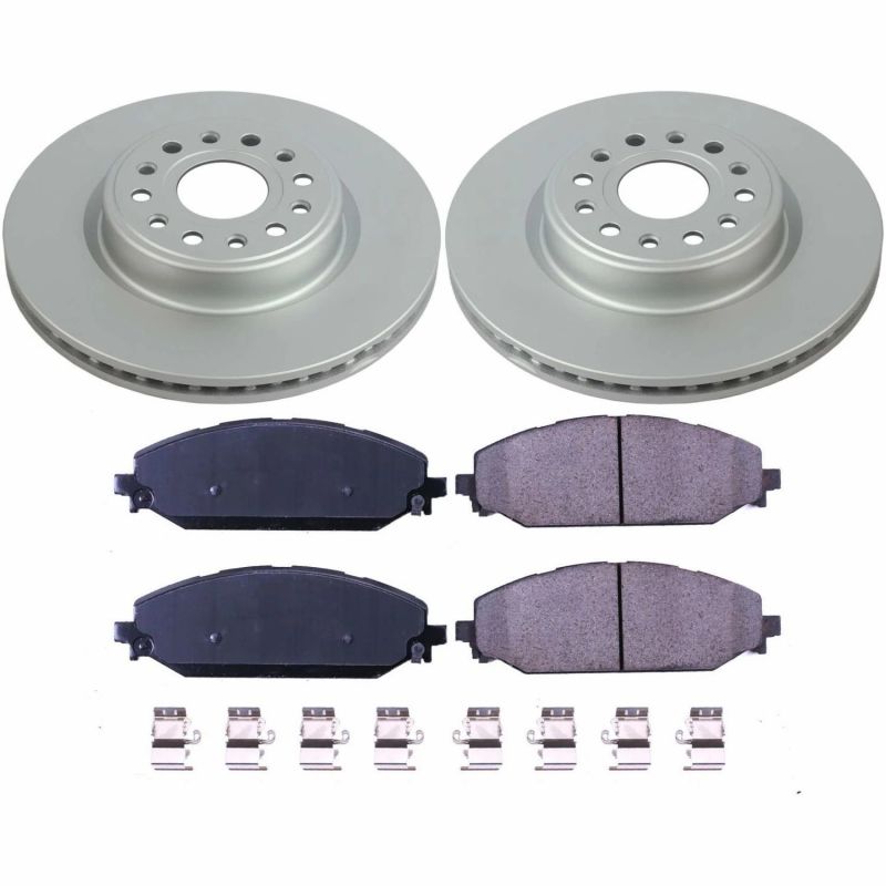 PSB Evolution Coated Rotor - Power Stop 19-22 Ram 1500 Front Z17 Coated Brake Kit